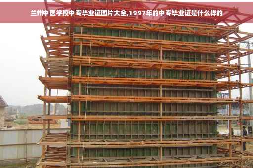 兰州中医学校中专毕业证图片大全,1997年的中专毕业证是什么样的