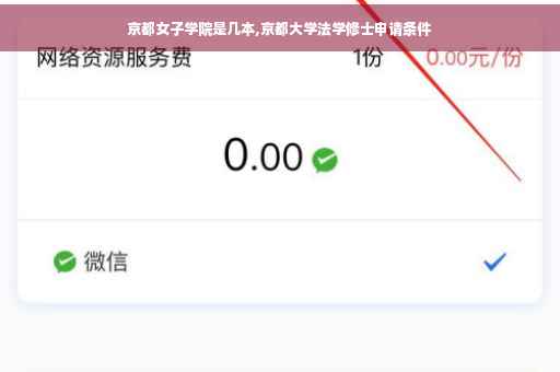 京都女子学院是几本,京都大学法学修士申请条件