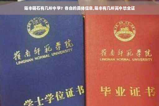 陆丰碣石有几所中学？各自的具体信息,陆丰有几所高中毕业证