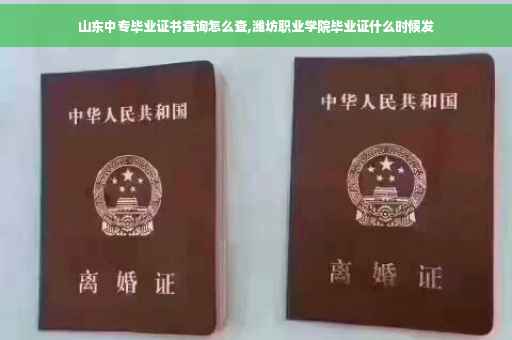 山东中专毕业证书查询怎么查,潍坊职业学院毕业证什么时候发