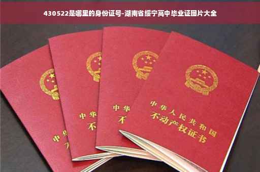 430522是哪里的身份证号-湖南省绥宁高中毕业证图片大全