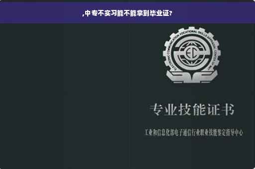 ,中专不实习能不能拿到毕业证?