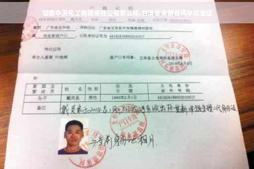 甘肃中天化工有限责任公司怎么样,甘肃省永靖县高中毕业证