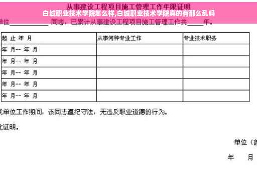 白城职业技术学院怎么样,白城职业技术学院真的有那么乱吗