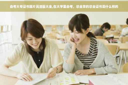 自考大专证书图片高清版大全,在大学里自考，毕业拿的毕业证书是什么样的