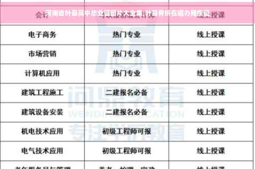 河南省叶县高中毕业证图片大全集,叶县骨折在哪办残疾证