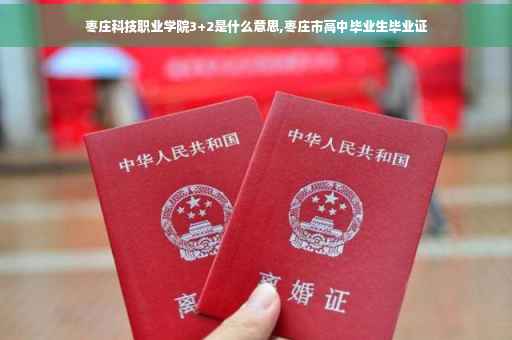 枣庄科技职业学院3+2是什么意思,枣庄市高中毕业生毕业证