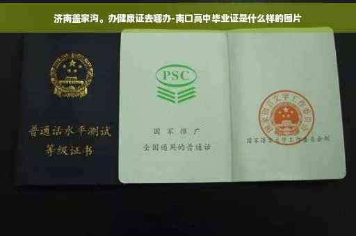 济南盖家沟。办健康证去哪办-南口高中毕业证是什么样的图片