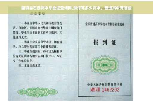 固镇县石湖高中毕业证查询网,蚌埠有多少高中，普通高中有哪些