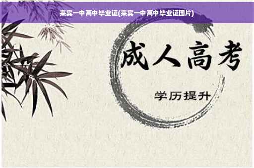来宾一中高中毕业证(来宾一中高中毕业证图片)