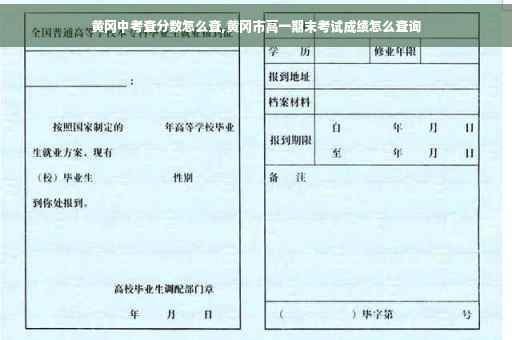 黄冈中考查分数怎么查,黄冈市高一期末考试成绩怎么查询