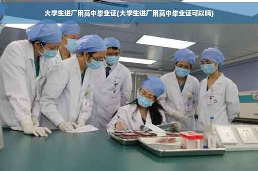 大学生进厂用高中毕业证(大学生进厂用高中毕业证可以吗)