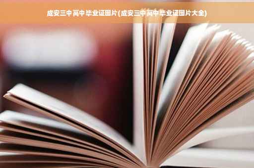 成安三中高中毕业证图片(成安三中高中毕业证图片大全)