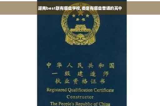湖南best联有哪些学校,娄底有哪些普通的高中