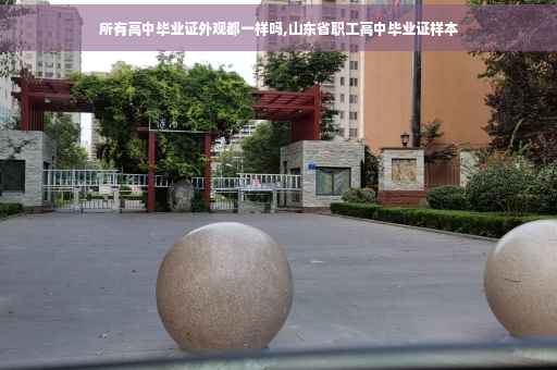 所有高中毕业证外观都一样吗,山东省职工高中毕业证样本