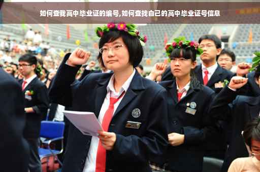 如何查我高中毕业证的编号,如何查找自己的高中毕业证号信息