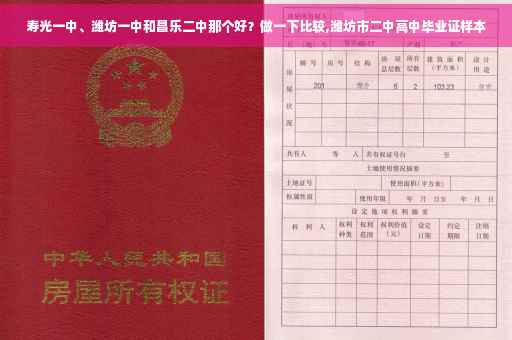 寿光一中、潍坊一中和昌乐二中那个好?做一下比较,潍坊市二中高中毕业证样本 寿光一中、潍坊一中和昌乐二中那个好?做一下比较,潍坊市二中高中毕业证样本