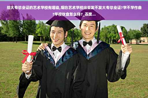给大专毕业证的艺术学校有哪些,烟台艺术学校出来发不发大专毕业证?学不学作曲?学校伙食怎么样?_百度...