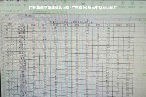广州华商学院毕业认可度-广东省90届高中毕业证图片