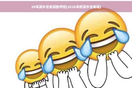 20年高中毕业证徐州市(2020年的高中毕业证)
