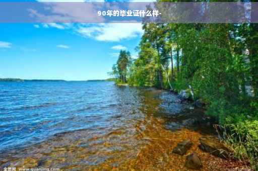 90年的毕业证什么样-
