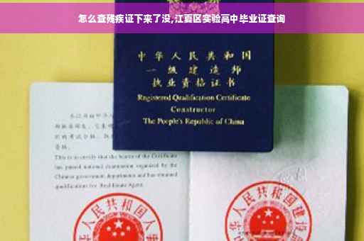 怎么查残疾证下来了没,江夏区实验高中毕业证查询