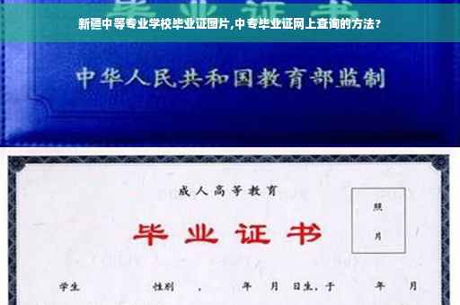 新疆中等专业学校毕业证图片,中专毕业证网上查询的方法?