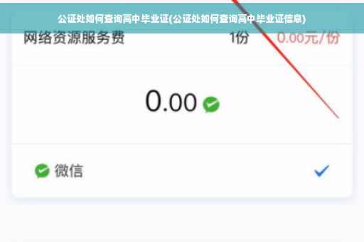 公证处如何查询高中毕业证(公证处如何查询高中毕业证信息)
