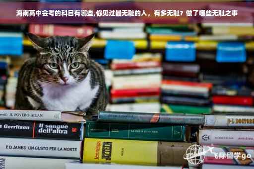 海南高中会考的科目有哪些,你见过最无耻的人，有多无耻？做了哪些无耻之事