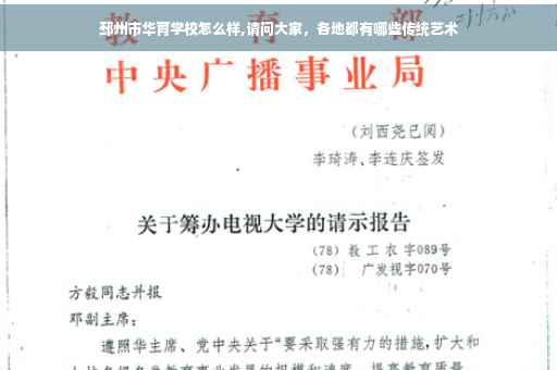 邳州市华育学校怎么样,请问大家，各地都有哪些传统艺术