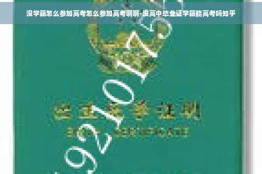 没学籍怎么参加高考怎么参加高考啊啊-没高中毕业证学籍能高考吗知乎