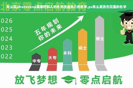 怎么在photoshop里面把别人的名字改成自己的名字,ps怎么更改合同里的名字