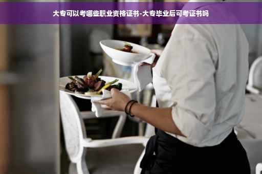 大专可以考哪些职业资格证书-大专毕业后可考证书吗