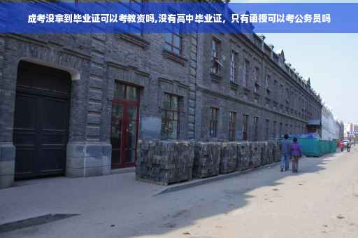 成考没拿到毕业证可以考教资吗,没有高中毕业证，只有函授可以考公务员吗