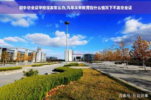 初中毕业证学校没发怎么办,九年义务教育在什么情况下不发毕业证