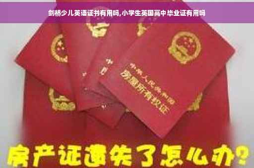 剑桥少儿英语证书有用吗,小学生英国高中毕业证有用吗