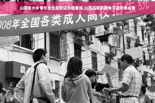 山西省大中专毕业生报到证存根查询,山西高级职称电子证书怎么查