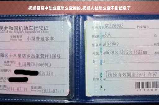 抚顺县高中毕业证怎么查询的,抚顺人社怎么查不到信息了