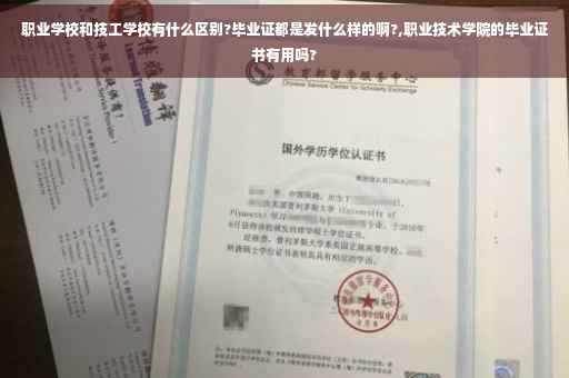 职业学校和技工学校有什么区别?毕业证都是发什么样的啊?,职业技术学院的毕业证书有用吗?