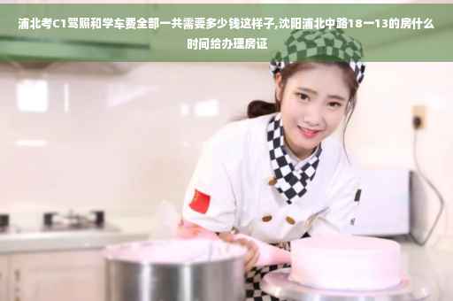 浦北考C1驾照和学车费全部一共需要多少钱这样子,沈阳浦北中路18一13的房什么时间给办理房证