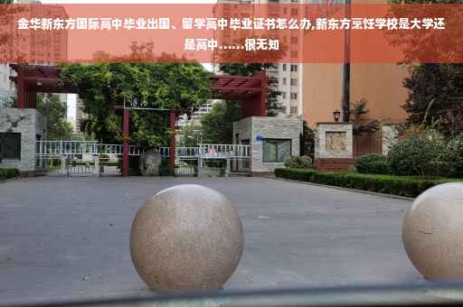 金华新东方国际高中毕业出国、留学高中毕业证书怎么办,新东方烹饪学校是大学还是高中……很无知