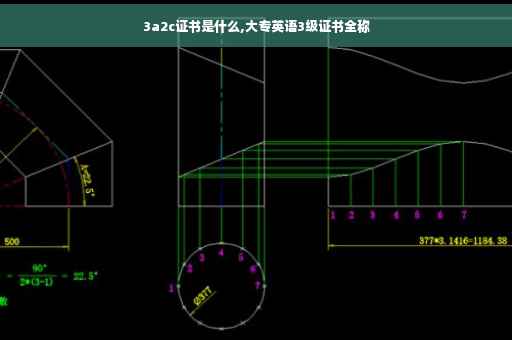 3a2c证书是什么,大专英语3级证书全称
