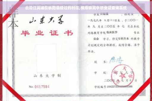 北沿江高速在枞阳县经过的村庄,横埠镇高中毕业证查询系统