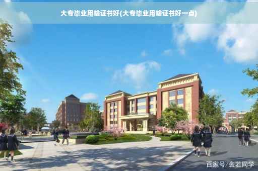 大专毕业用啥证书好(大专毕业用啥证书好一点)