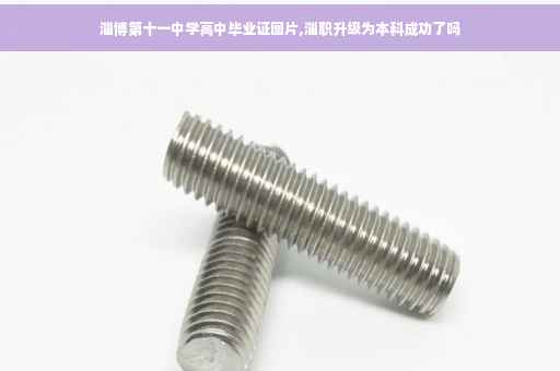 淄博第十一中学高中毕业证图片,淄职升级为本科成功了吗