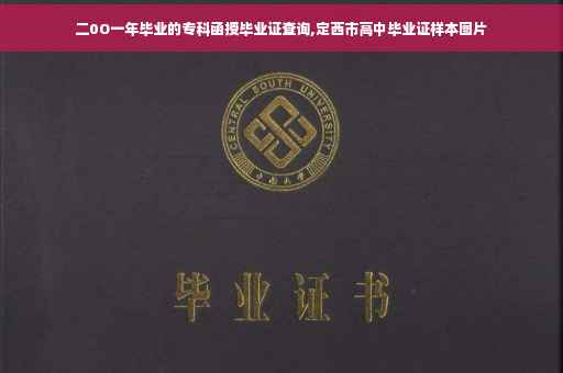二0O一年毕业的专科函授毕业证查询,定西市高中毕业证样本图片