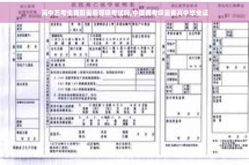 高中艺考生舞蹈需要等级考试吗,中国舞考级需要高中毕业证