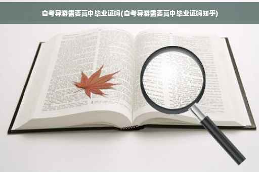 自考导游需要高中毕业证吗(自考导游需要高中毕业证吗知乎)