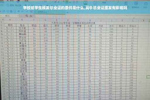学校给学生颁发毕业证的条件是什么,高中毕业证缓发有影响吗