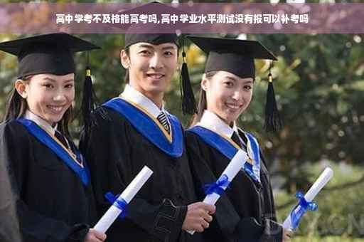 高中学考不及格能高考吗,高中学业水平测试没有报可以补考吗